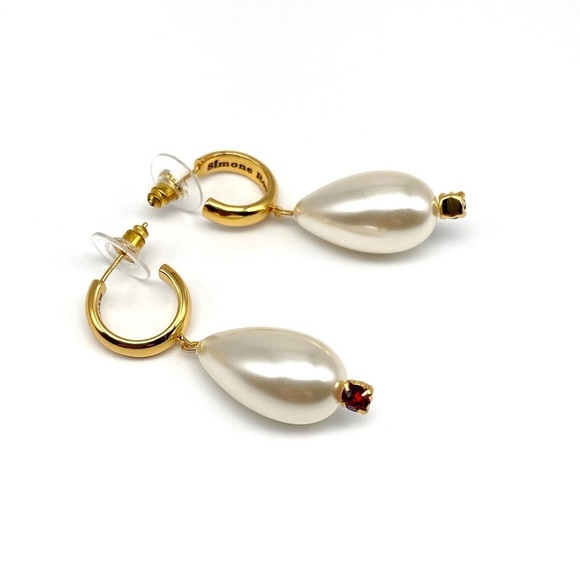 Simone Rocha Faux Pearl Classic
Drop Earrings - Picture 1 of 4